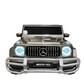 Mercedes G63 AMG 24V | Elektrische Kinderauto 2-Persoons - Grijs