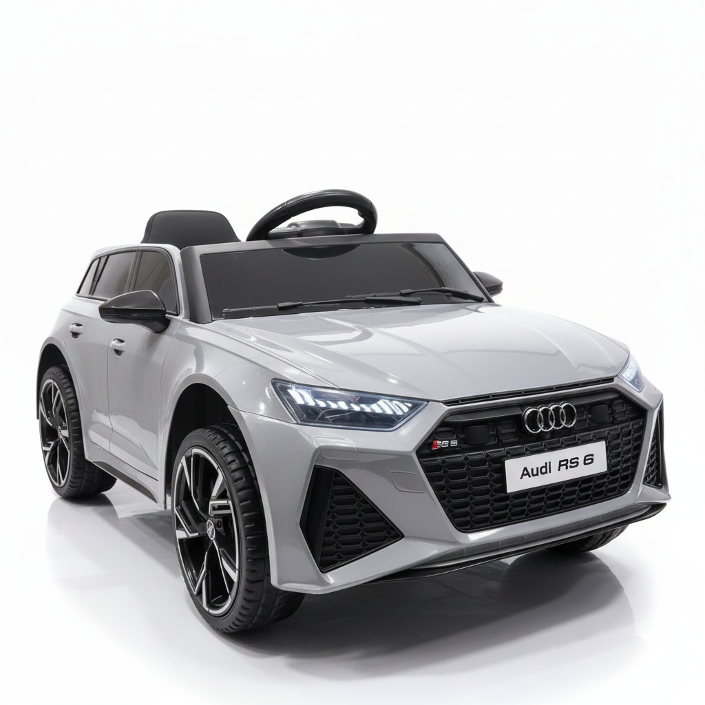 Audi RS6 | Elektrische Kinderauto - Nardo Grijs