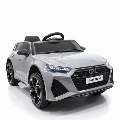 Audi RS6 | Elektrische Kinderauto - Nardo Grijs