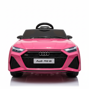 Audi RS6 | Elektrische Kinderauto - Roze