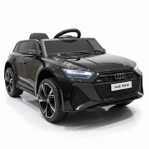 Audi RS6 | Elektrische Kinderauto -  Zwart