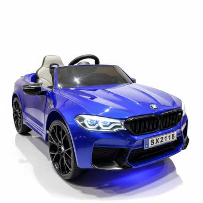 BMW M5 24V | Elektrische Kinderauto - Blauw