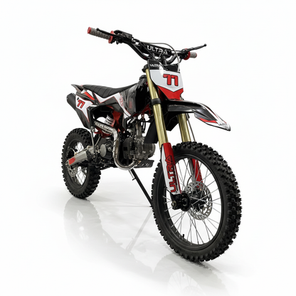 CarKiddo | Crosser 125cc PromaX  4-takt - Rood | Max. 90km/p uur