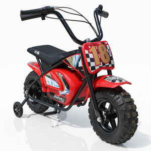 CarKiddo | Elektrische Crossbike Monkey - Oranje | Max. 16 km/p uur