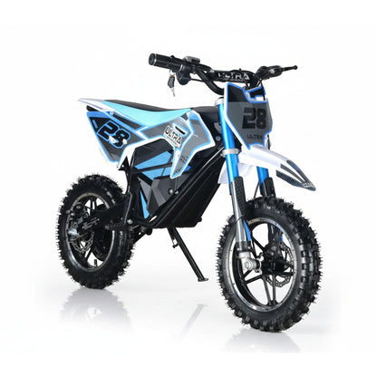 CarKiddo | Elektrische Kindercrosser 1000W Blauw | Max. 30 km/p uur