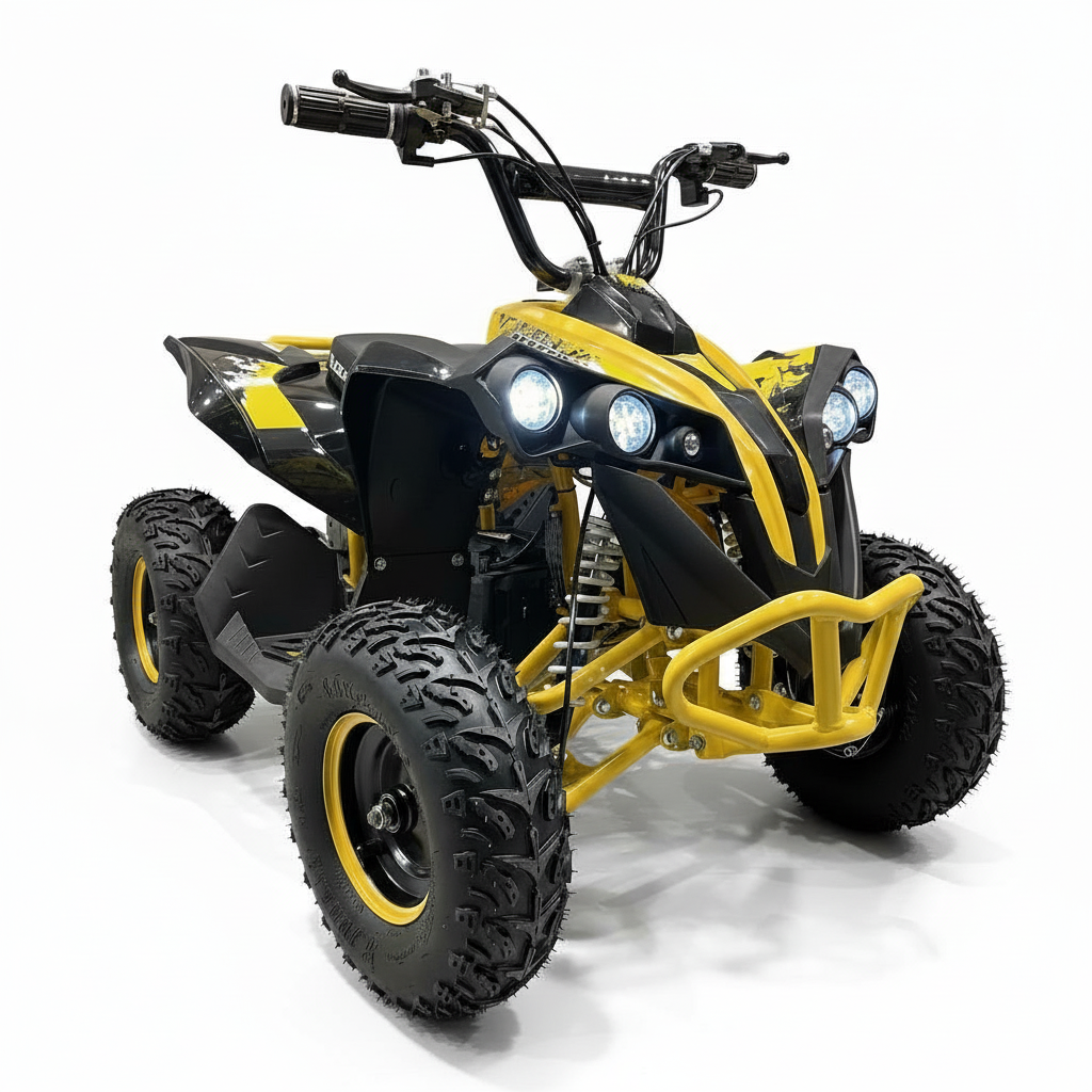 CarKiddo | Elektrische Kinderquad 1000W Geel