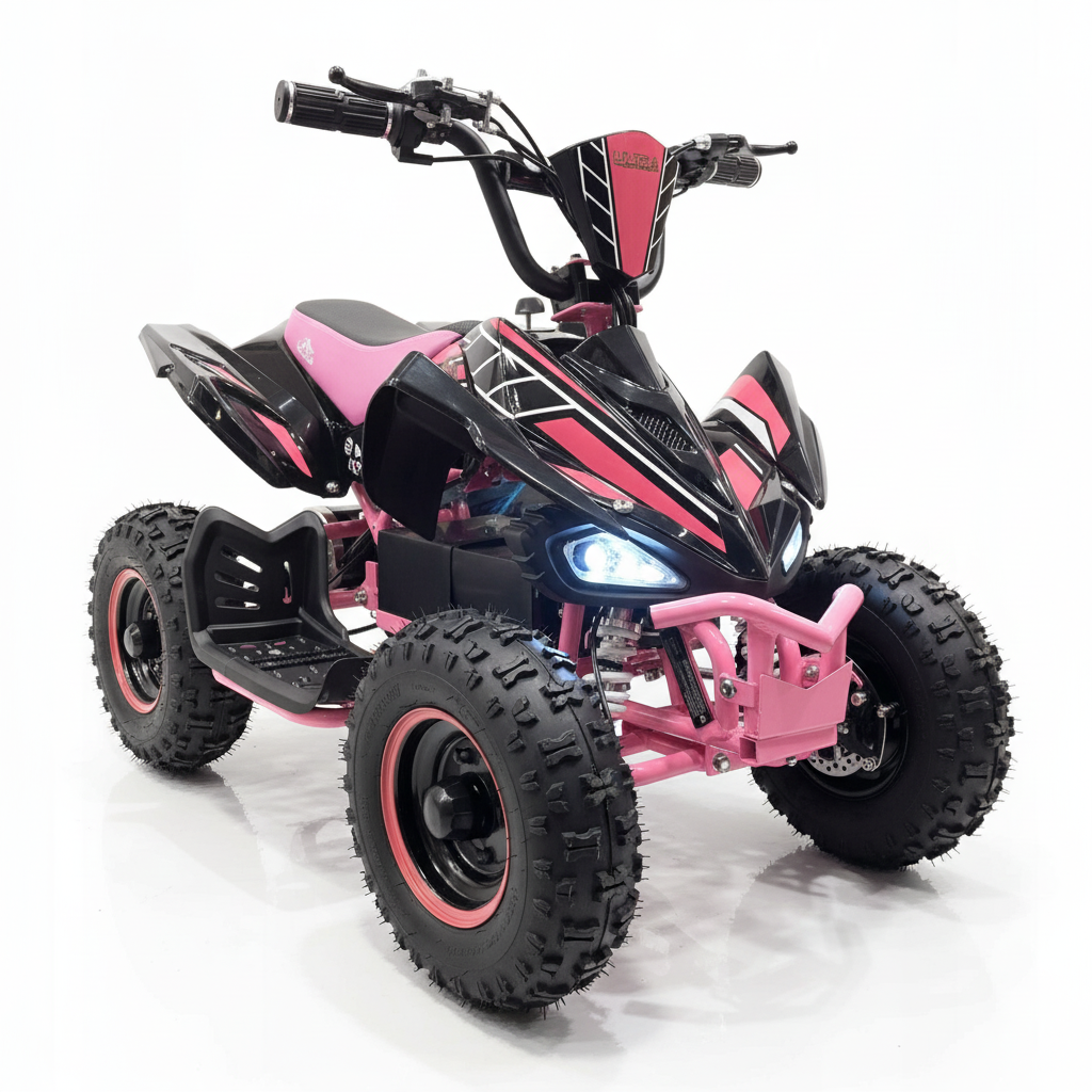 CarKiddo | Elektrische Kinderquad EVO 1000W -  Roze
