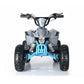 CarKiddo| Elektrische Kinderquad RETRO 1000W - Blauw