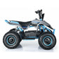 CarKiddo| Elektrische Kinderquad RETRO 1000W - Blauw