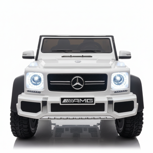 Mercedes G63 AMG 6x6 | Elektrische Kinderauto 1-persoons - Wit