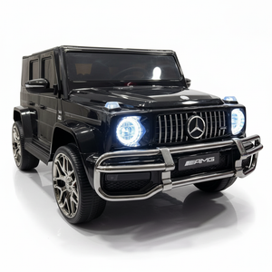 Mercedes G63 AMG 24V | Elektrische Kinderauto 2-Persoons - Zwart