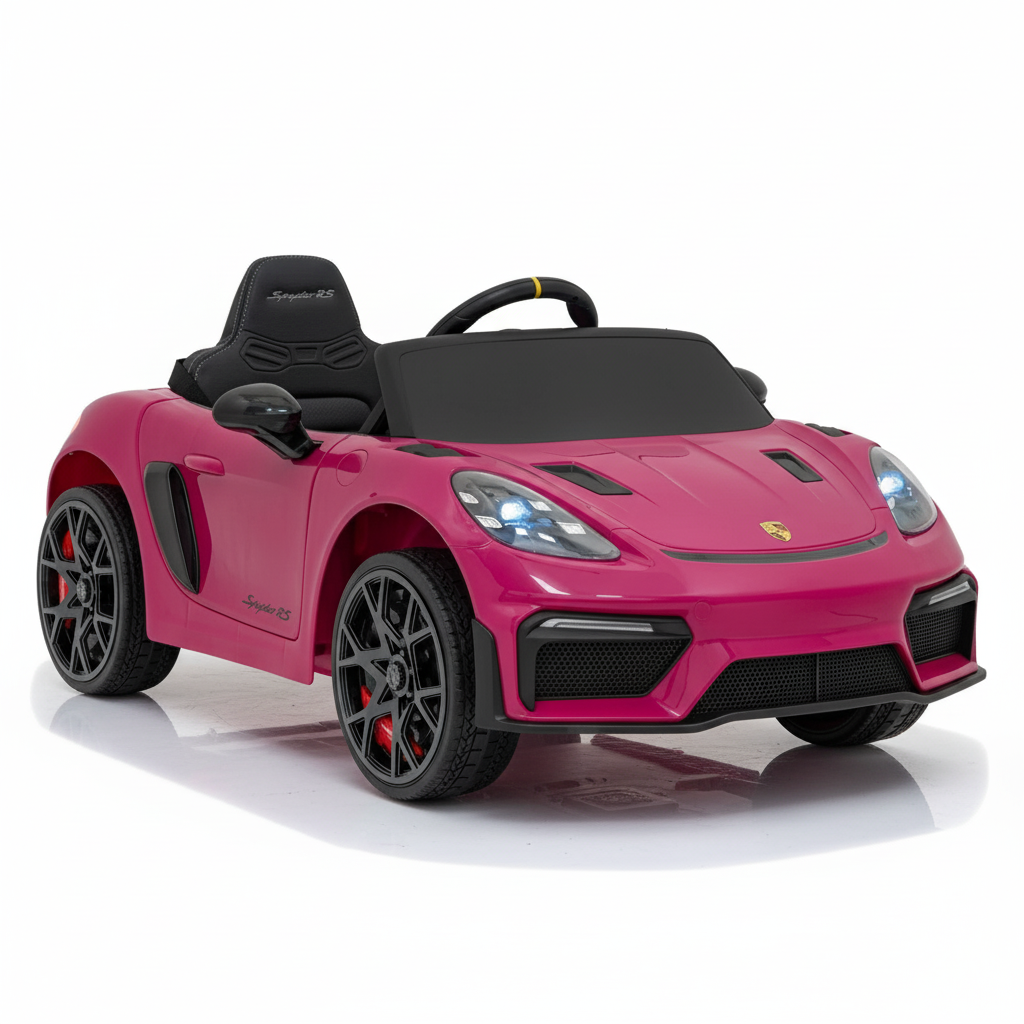Porsche 718 RS Spyder | Elektrisches Kinderauto - Rosa