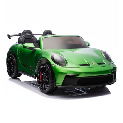 Porsche 911 GT3 RS | 2-Persoons Elektrische Kinderauto 24V - Groen