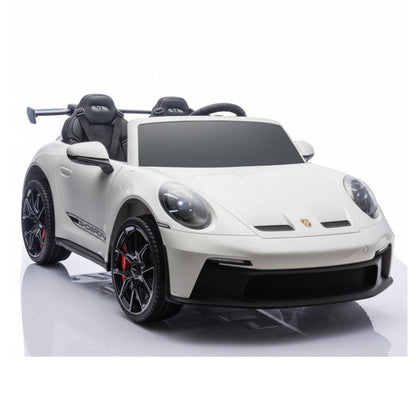 Porsche 911 GT3 RS | 2-Persoons Elektrische Kinderauto 24V - Wit