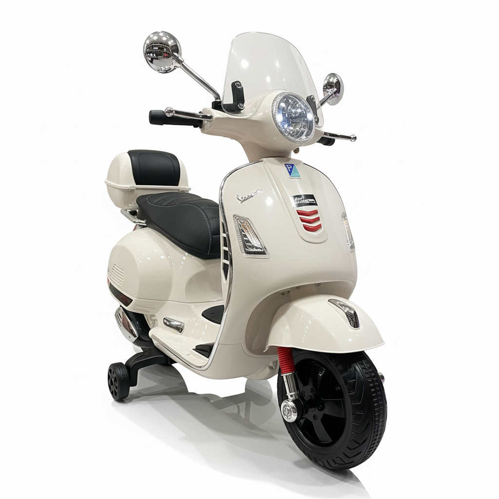 Vespa GTS | Elektrische Kinderscooter - Wit