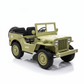 Willys Jeep Khaki 3-persoons 24V vierwielaandrijving