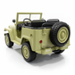 Willys Jeep Khaki 3-persoons 24V vierwielaandrijving