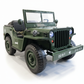 Willys Jeep Khaki 3-persoons 24V vierwielaandrijving