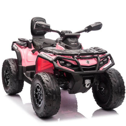 Can-Am | Elektrisches 2-Sitzer Kinderquad 24V - 4x4 -Rosa