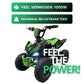 CarKiddo| Elektrische Kinderquad EVO 1000W - Groen