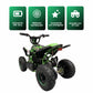 CarKiddo| Elektrische Kinderquad EVO 1000W - Groen