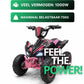 CarKiddo | Elektrische Kinderquad EVO 1000W -  Roze