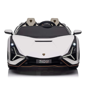 Lamborghini Sian | Kinderauto 2-Persoons 24V  - Wit