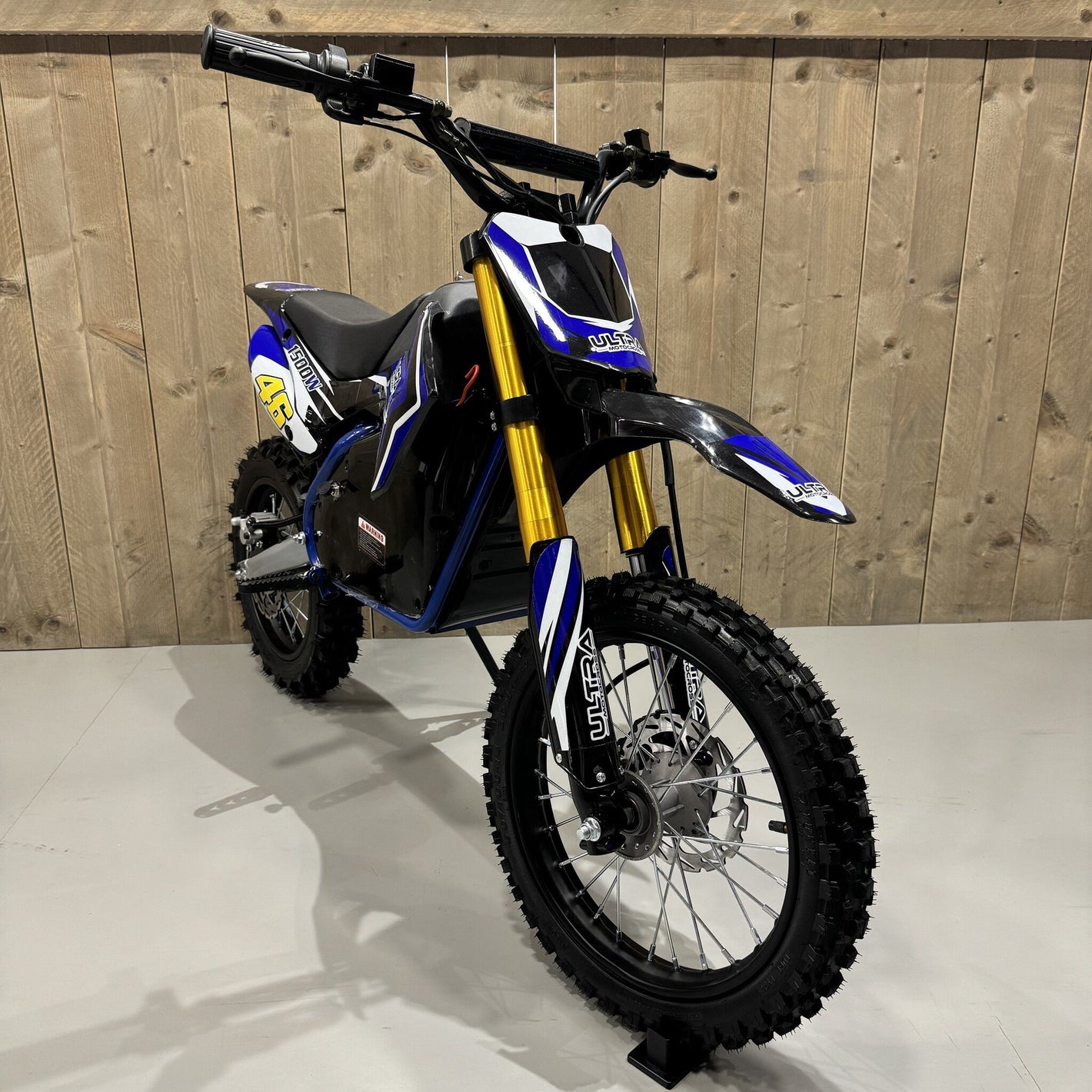 CarKiddo | Elektrische crosser  1500W - Blauw | Max. 50 km/p uur