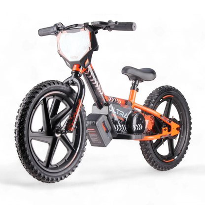 Carkiddo | Elektrische Loopfiets 16 inch - Oranje