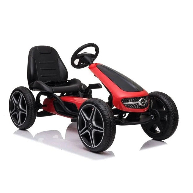 Mercedes Skelter | Go-kart met Rubberen Banden - Rood