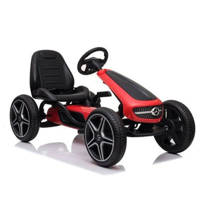 Mercedes Skelter | Go-kart met Rubberen Banden - Rood