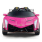 Lamborghini Veneno | 2-Persoons Kinderauto 4x4 - Roze